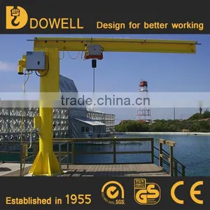 3 Ton Jib Crane With Electric Hoist, Floor Mounted Jib Cranes thumbnail-2