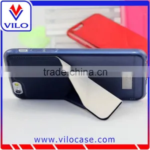 Utra Slim Tpu With Leather Kickstand Mobile Phone Case for Iphone 6 thumbnail-1