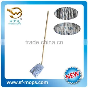 High Quality Blue&white Blend Yarn Strong Water Absorption Easy Life 360 Rotating Spin Magic Mop thumbnail-1