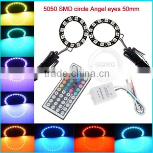 Good Quality 50mm DC12V Black PCB Full Circle Anegel Eyes for Honda City Led Lights thumbnail-2