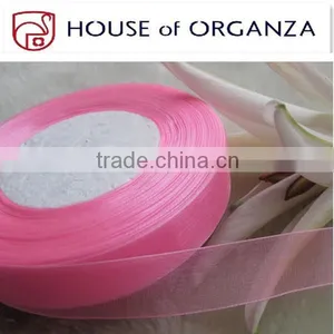 Woven Edged Nylon Organza Ribbon Roll thumbnail-1