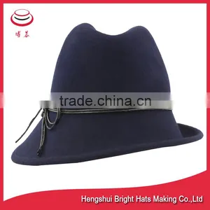 New Style Wool Felt Trilby Hat thumbnail-2