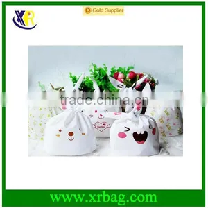 Party Decoration Plastic Cute Rabbit Ear Cookie Bags Candy Biscuit Packaging Bag Wedding Gift Handbags Quality Choice thumbnail-1