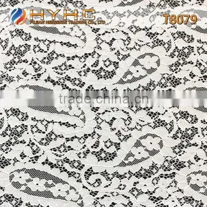 Wholesale High Quality Nylon/Cotton Strand Lace Fabric T8079 thumbnail-1