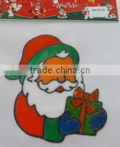 Xmas Santa Window Sticker , Decorative Christmas Gift Sticker thumbnail-1