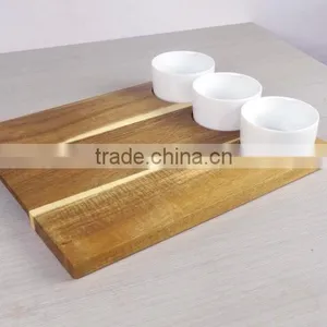 New Style Fashion Simply Style 3 Compartments Snack Plate thumbnail-1