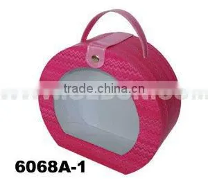 Handle Paper Gift Box / Clear PVC Window Display Paper Box thumbnail-1