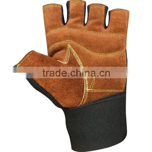 XXR BROWN Weight Lifting Gloves Strengthen Training Fitness Gym Exercise Workout thumbnail-4