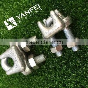 Hot Dip Galvanized Carbon Steel DIN741 Wire Rope Clip thumbnail-5