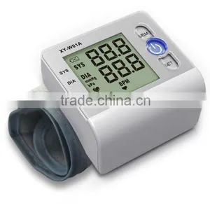 Blood Pressure Monitor OEM Stylish 90 Group Memory Sugar Glucose Sphygmomanometer Measurement Wrist Type Blood Pressure Monitor thumbnail-1