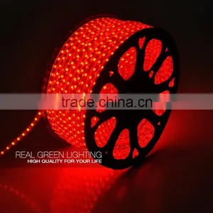 220V SMD5050 60leds/m Red LED Strip Light thumbnail-1