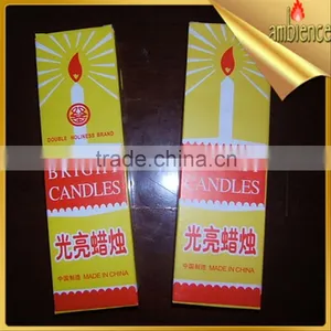 Colorful Pvc Box White Candle Birthday Bright Candle Household Decoration Pillar Candle thumbnail-1