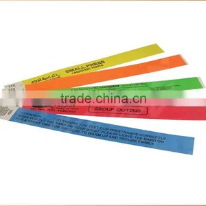 Stretch and Tear Resistant Disposable Paper Tyvek Wristbands Quality Choice thumbnail-3