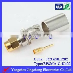 SMA Reverse Polarity Male Body With Female Pin Crimp Straight for LMR400 Cable thumbnail-1
