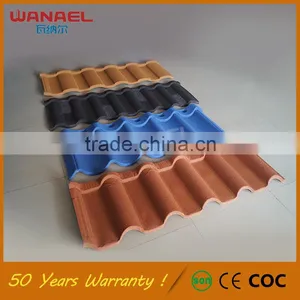 Guangzhou Roofing Shingles Wanael Nolan 2016 New Style USA Roof Tile, Colorful Stone Coated Steel Roofing Tile thumbnail-3
