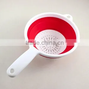 Rubber Plastic Colander Strainer thumbnail-1