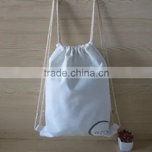 Wholesale Cotton Children Bag Drawstring School Backpack thumbnail-2