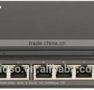 FTTB 8FE RJ45 Ports EPON PoE ONU thumbnail-1