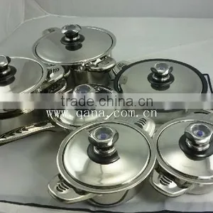 Stainless Steel Cookware Induction Compatible With Spiral Bottom thumbnail-6