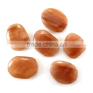 Peach Moonstone Palmstones thumbnail-1