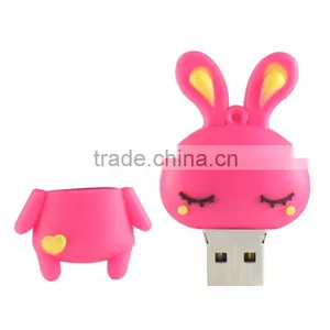Top Selling and Cheapest Trade Assurance Attach Plastic Usb Flash Drive Celever Rabit Usb Flash Drives 8gb 16gb Usb Flash Drive thumbnail-3