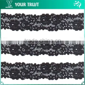 Width 2.1 Centimeter White Stretch Tape Trim Spandex Jacquard Elastic Lace thumbnail-5