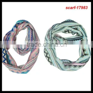Fashion Lady Chevron Printing Scarf Wholesale thumbnail-1