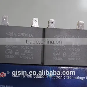 CBB61Polypropylene Film Dielectric ac Capacitors for Horsepower Motor thumbnail-2