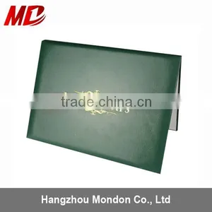 Gold Stamp Smooth Leatherette Diploma Cover thumbnail-1
