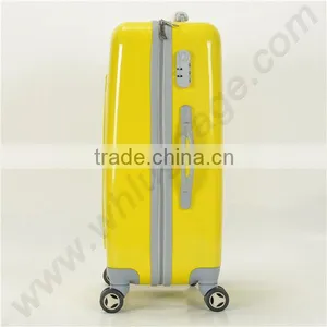 ABS+PC Material Bright Yellow Trip Luggage, PC Luggage thumbnail-3