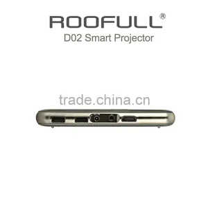 2016 Hot Selling RK3128 Smart Mini Portable Projector Support 4K, H-DMI, USB for Business, Education,and Home Theater thumbnail-6