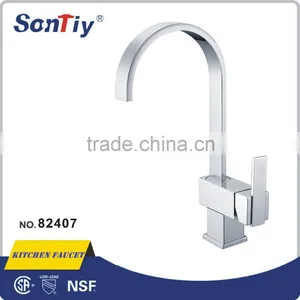 Bathroom Basin Cross Handle Chrome Kitchen Mixer Faucets Mixer Taps thumbnail-1
