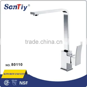 Brass Waterfall Kitchen Mixer Faucet Above The Vessel thumbnail-2