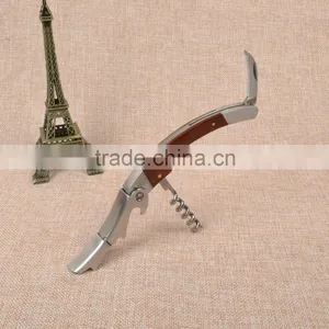 Stock Factory High Quality Stainless Steel Corkscrew Wine Opener for Gift thumbnail-1