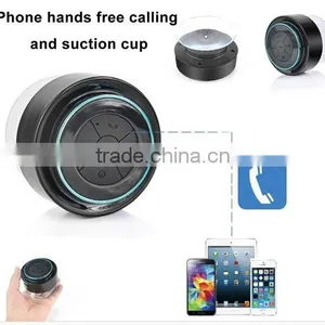 2014 One Of The Most Popular Waterproof Mini Speaker Suction-cup Bathroom Bluetooth Speaker thumbnail-1