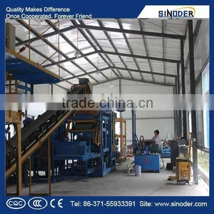 Sinoder Brand Cement Block Making Machine QT6-15 Hydraulic Press Block Machine thumbnail-2