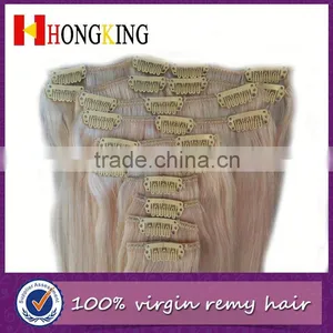 White Clip In Hair Extension From CHINA thumbnail-1