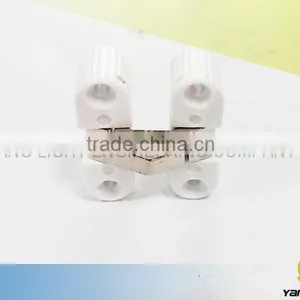 Taiwan Manufacturer Excellence Made Plastic Injection With Metal Parts White Color Invisible Hinge thumbnail-5