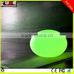 Floating Waterproof Led Round Flat Ball/battery LED Light Ball for Event Decoration thumbnail-1