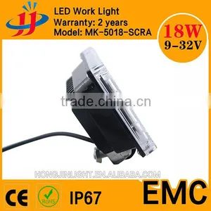 Cheap Price 18W Truck Fog Light LED Work Light for Truck Off-road SUV, UTV, 4WD, Jeep, Boat thumbnail-3