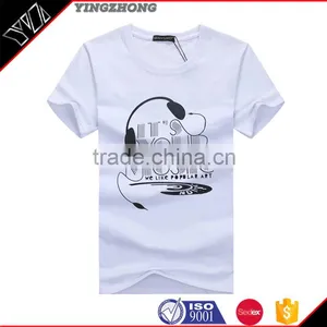 Custom New Design Customized Fashion Short Sleeve Long Lineprinting T-shirt Men With Low Quality Quality Choice thumbnail-1