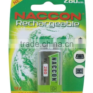 9V 250mAhd Rechargeable NiMH Battery Pack thumbnail-1