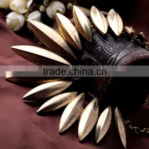 OEM/ODM Manufacture 2016 Vintage Leaf Pendant Necklace thumbnail-4