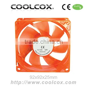 92x92x25mm PC Case Cooling Fan,9225 UV LED Axial Fan,DC 12V,Sleeve or Ball Bearing,Exhaust Lighting Fan thumbnail-3