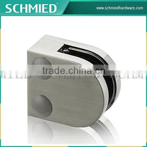 Moulds With Baluster Glass Shelf Clamp Stainless Steel Square Corner Glass Bracket Clamp thumbnail-3
