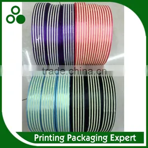 STRIP PRINTED MULTI COLOR POLYESTER RIBBON ON ROLL thumbnail-1
