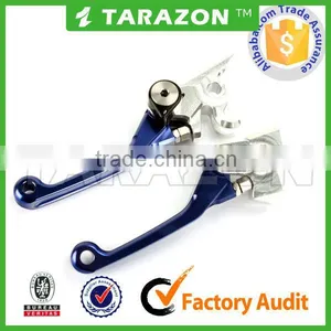 CNC Machined Aluminum Alloy Dirt Bike Motorcycle Short Pull Brake and Clutch Levers thumbnail-1