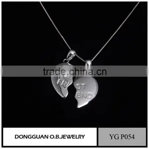 China Wholesale New Design Broken Heart Pendants for Party Jewelry On Wholesale thumbnail-1
