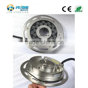 Fountain 18x3W RGB Full Color DMX 512 LED Fountain Light, 18x3W High Quality IP68 Stainless Steel LED Pond Pool thumbnail-4