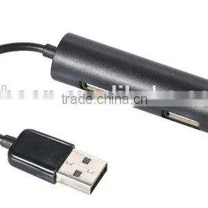 Factory Supply Slim Shape Low Cost USB2.0 Hub High Speed 4 Ports USB Hub for PC and Laptop thumbnail-1